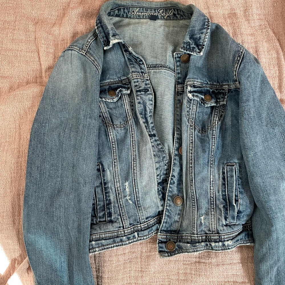 Blue denim jacket